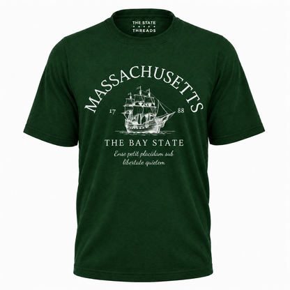 Massachusetts Mayflower Ship The Bay State Shirt