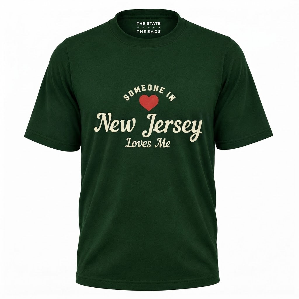 Someone In New Jersey Loves Me Red Heart Shirt