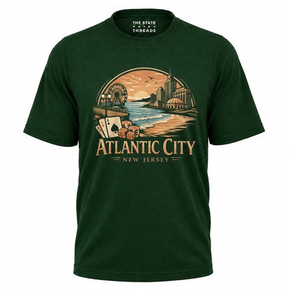 New Jersey Atlantic City Boardwalk Casino Graphic Shirt