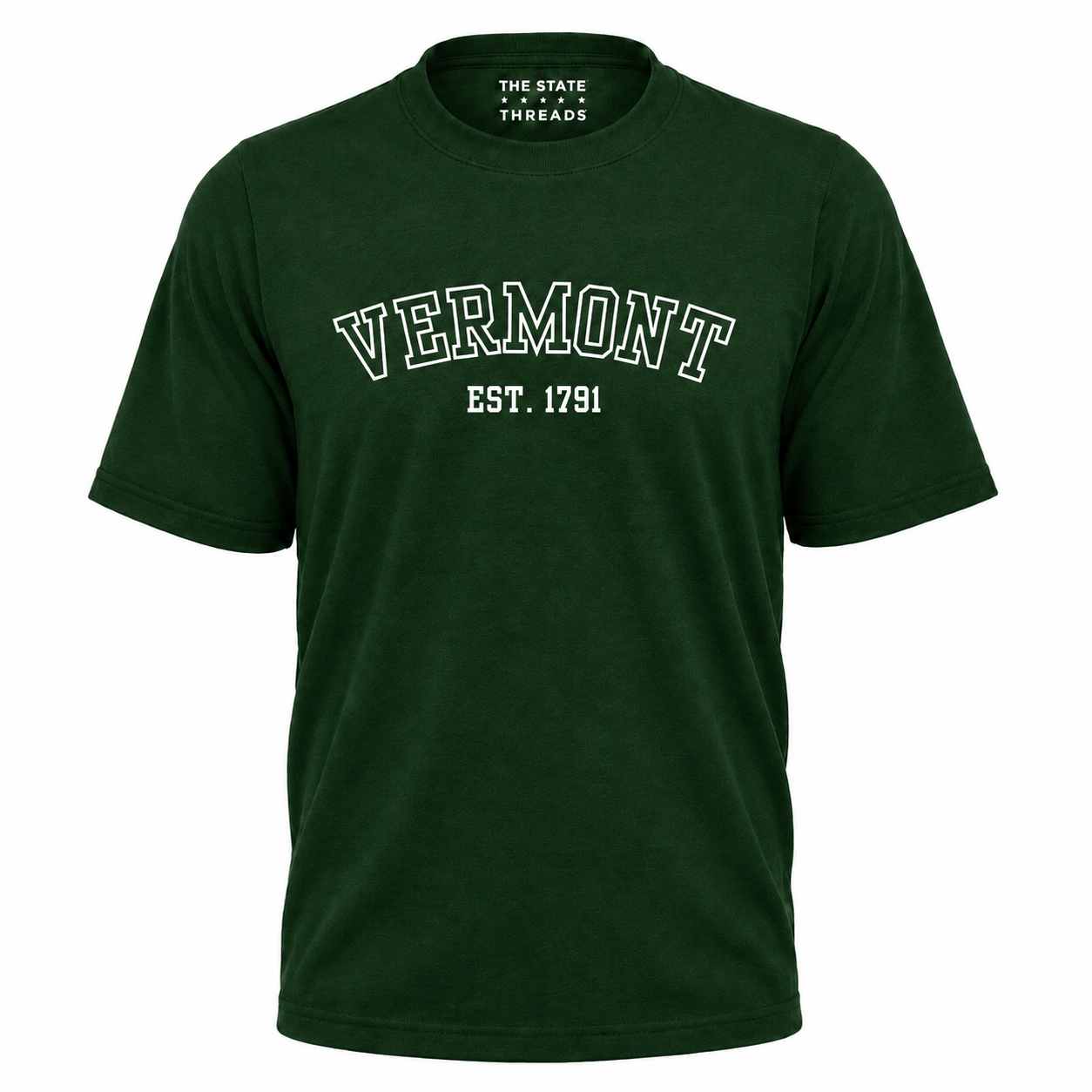 Vermont EST 1791 Varsity Style State Pride Shirt