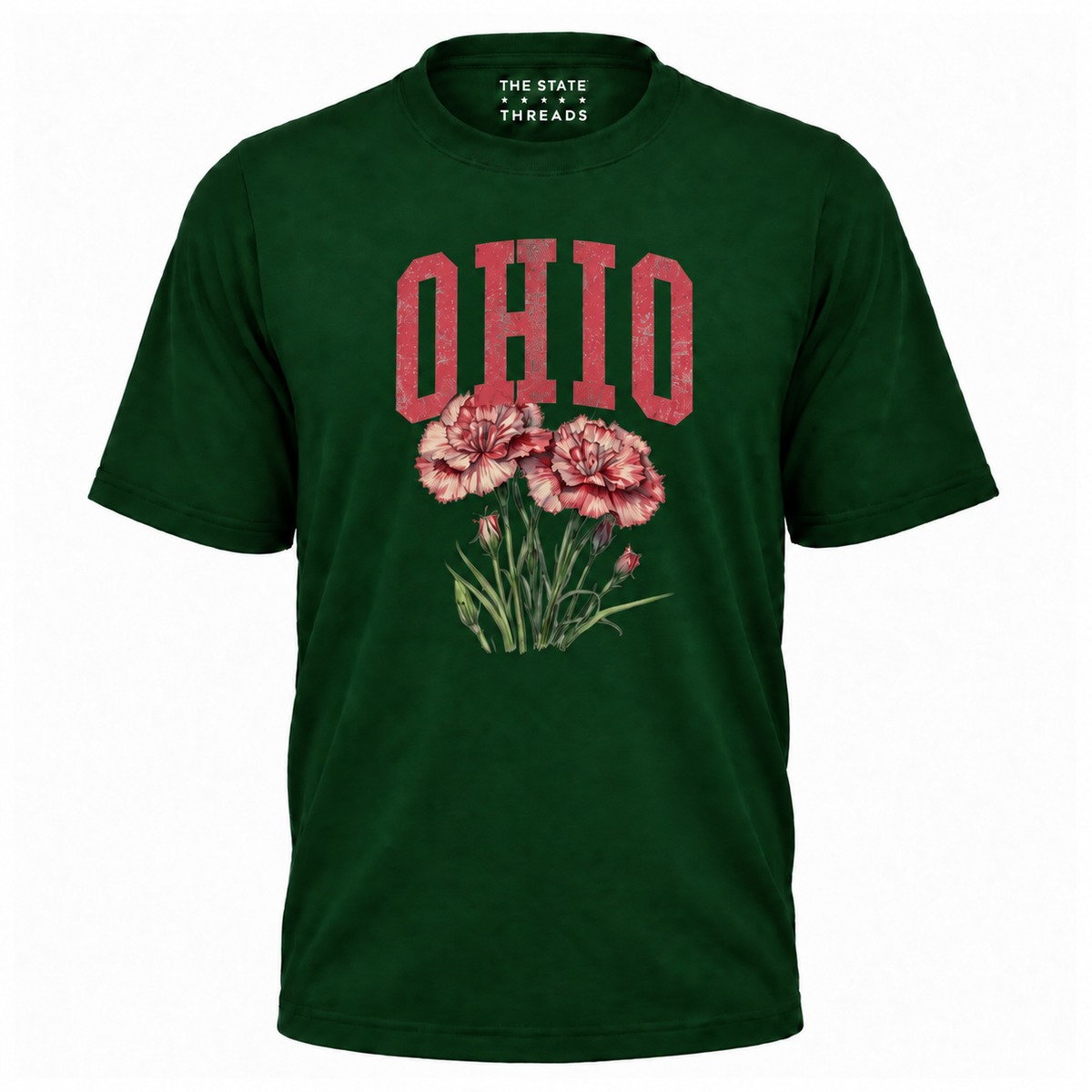 Ohio Buckeye State Covered Bridge Cardinal Shirt