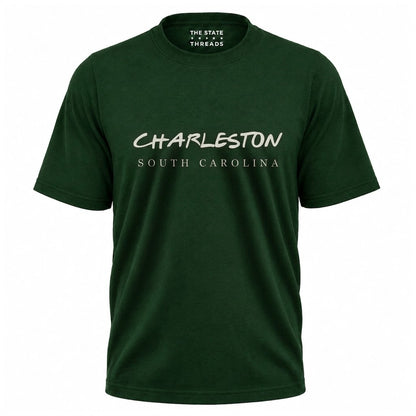 South Carolina Charleston Minimalist Vacation Typography Graphic Shirt