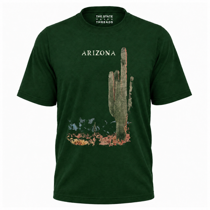 Arizona Saguaro Cactus Desert Watercolor Landscape Shirt