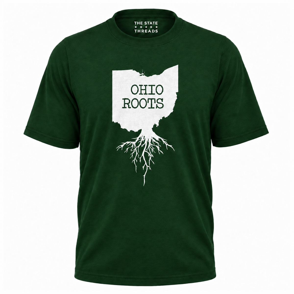 Ohio Roots State Map Silhouette Graphic Shirt