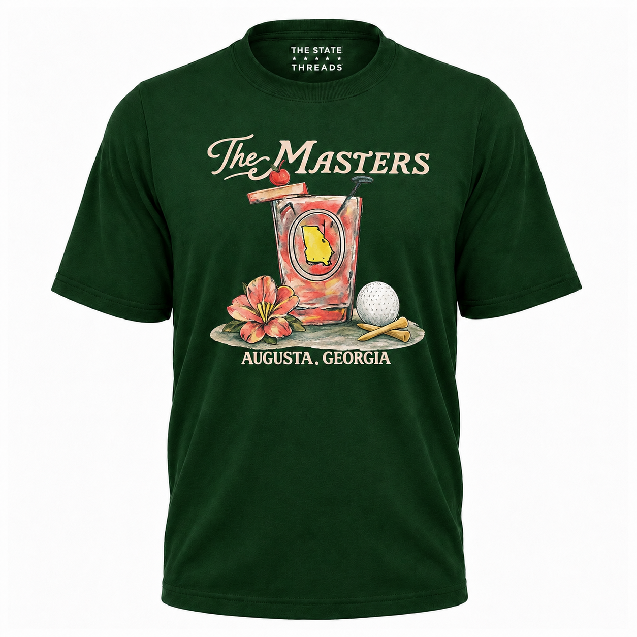 Augusta Georgia Masters Golf Azalea Shirt