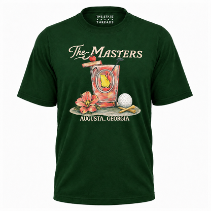 Augusta Georgia Masters Golf Azalea Shirt