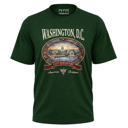 Washington DC Vintage City Discovery Skyline Shirt