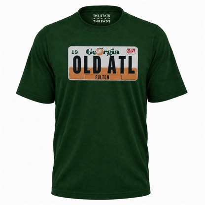 Old ATL Georgia Peach License Plate Vintage Shirt