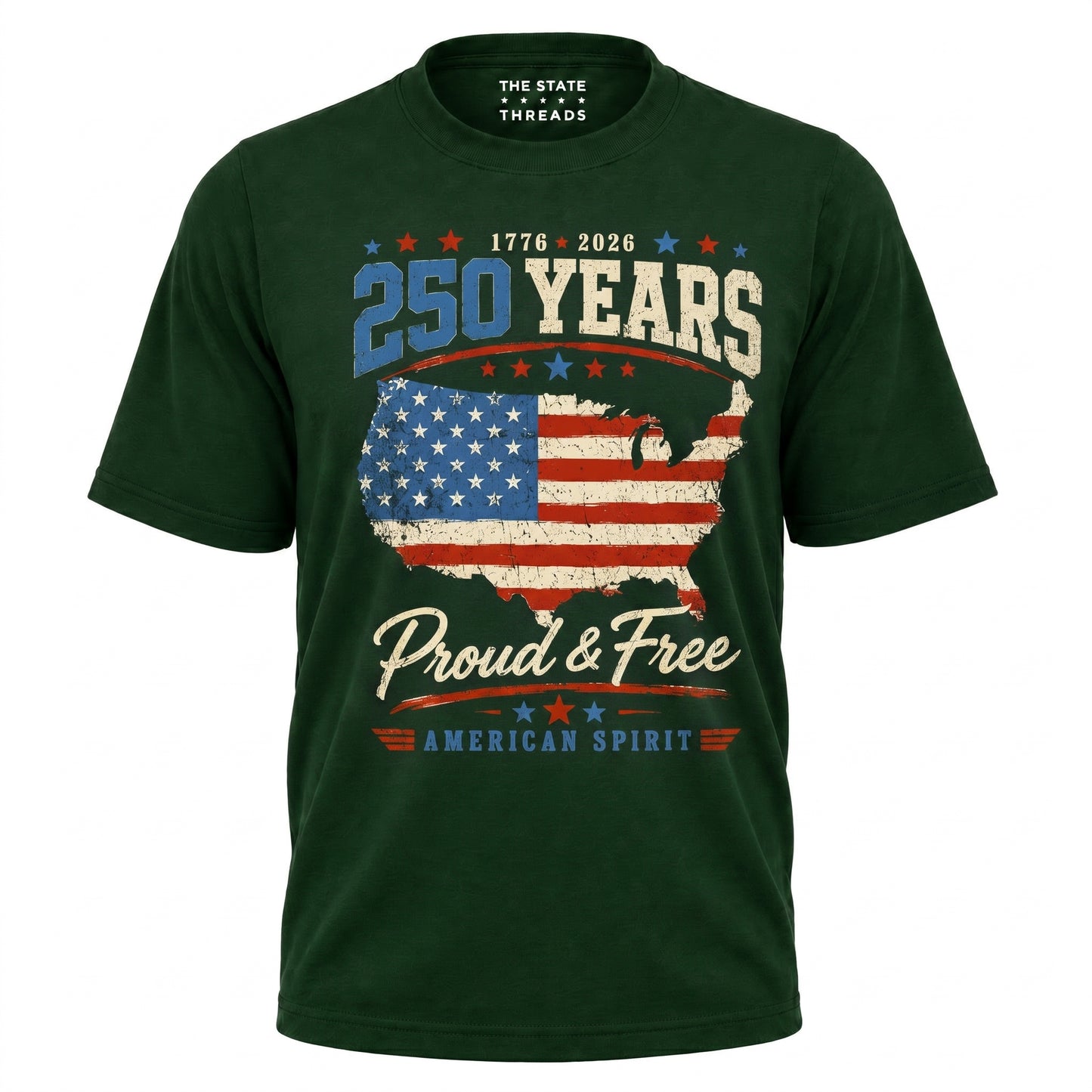 America 250 Years Proud Free American Spirit Shirt