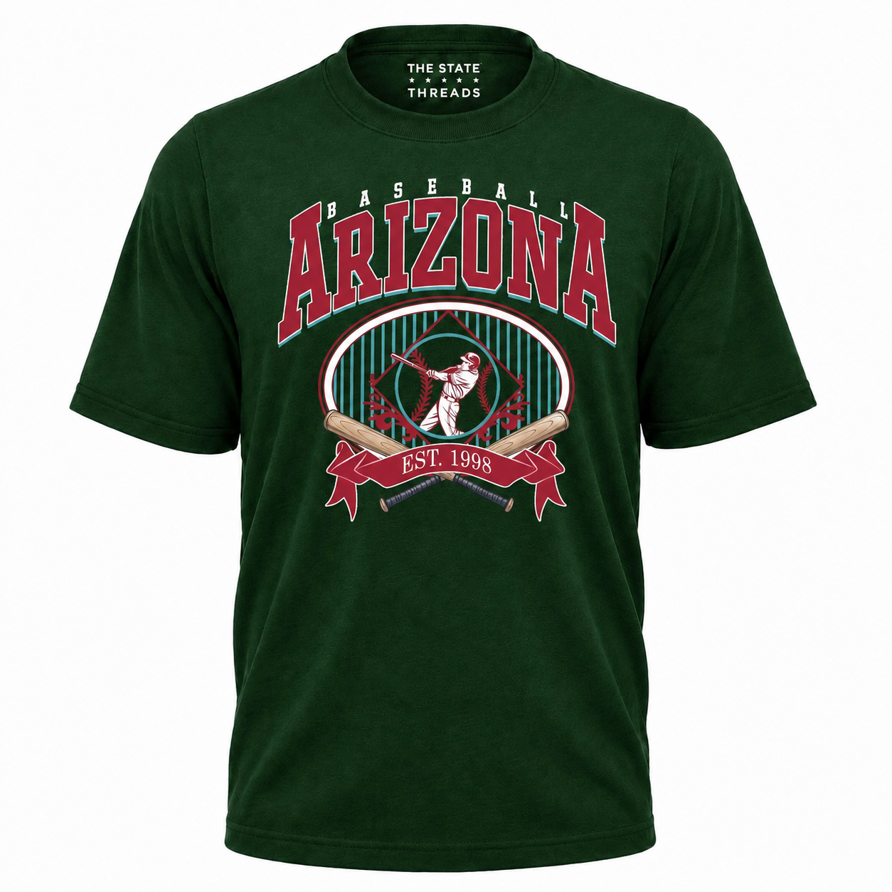 Arizona Baseball EST 1998 Vintage Batter Stadium Shirt