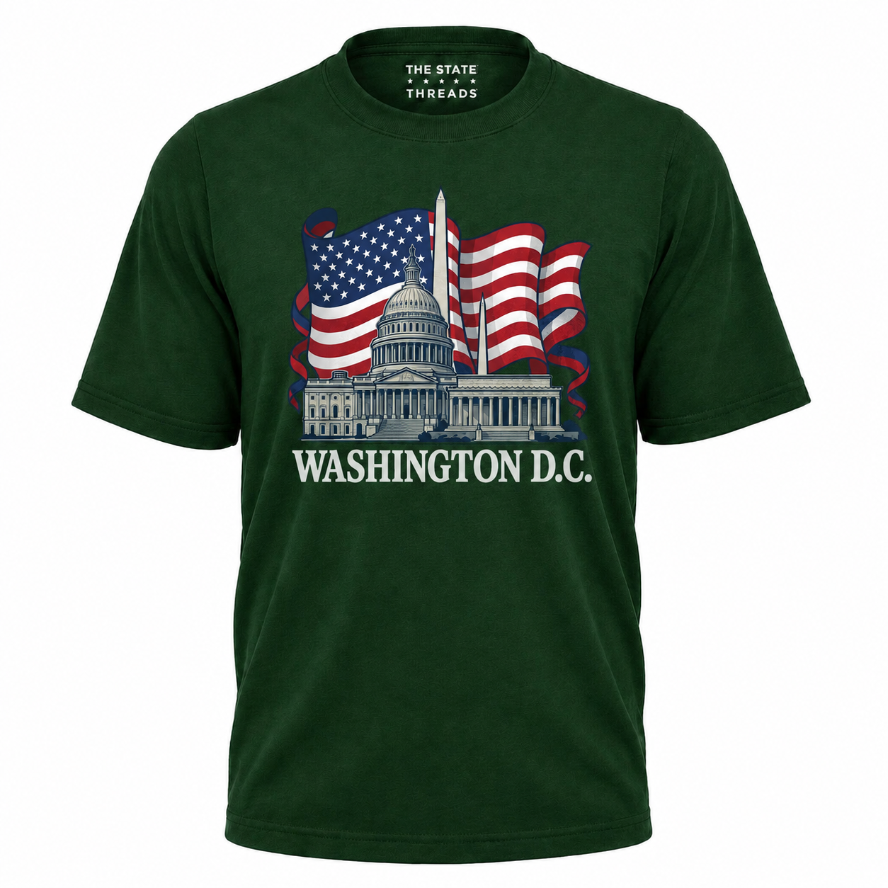 Washington D.C. Patriotic Capitol Flag Shirt