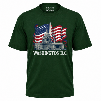 Washington D.C. Patriotic Capitol Flag Shirt