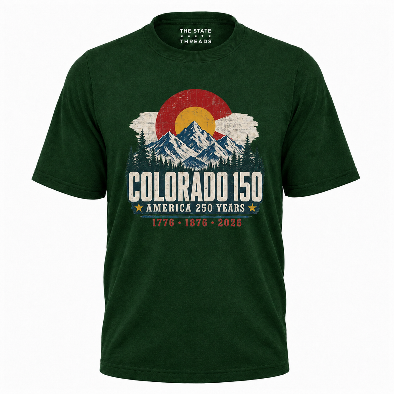 Colorado 150 America 250 Years Mountain Shirt
