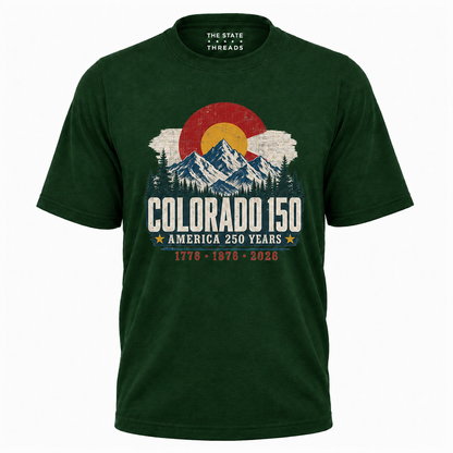 Colorado 150 America 250 Years Mountain Shirt