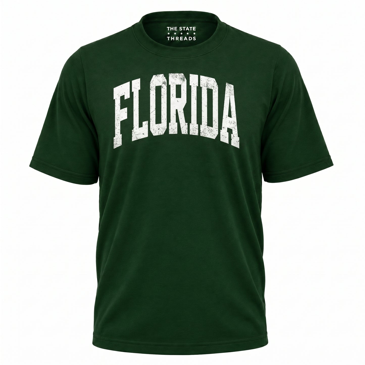 Florida Sunshine State Retro Distressed Varsity Shirt