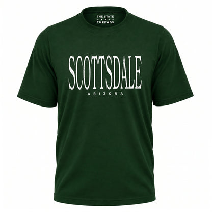Scottsdale Arizona Retro College Font Shirt