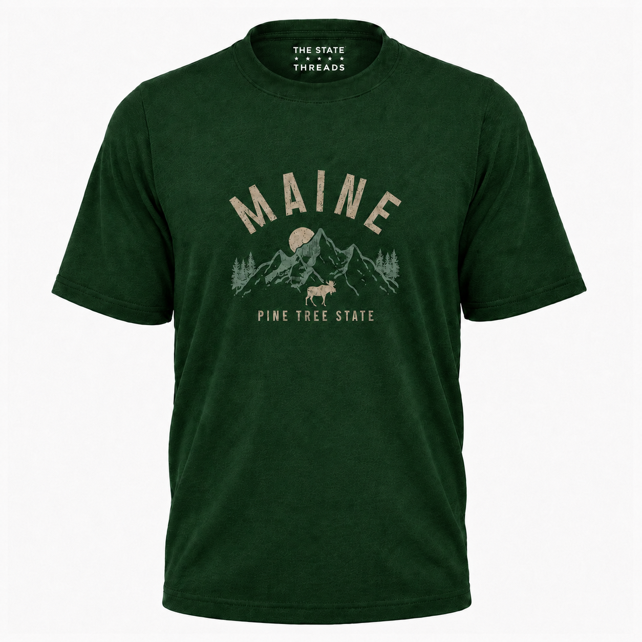 Maine Vintage Mountain Pine Tree State Shirt
