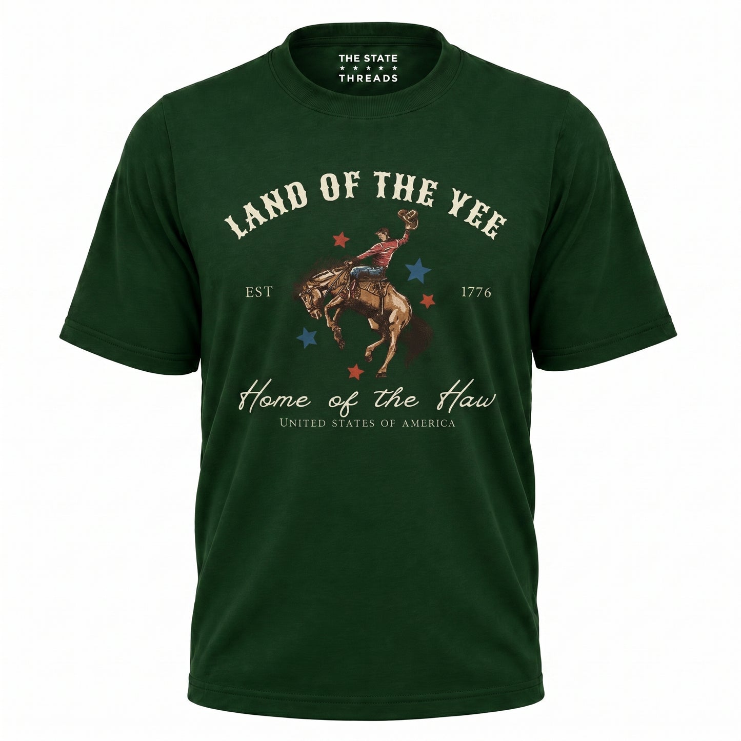America Land of the Yee Haw Cowboy Shirt