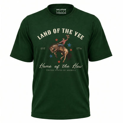 America Land of the Yee Haw Cowboy Shirt