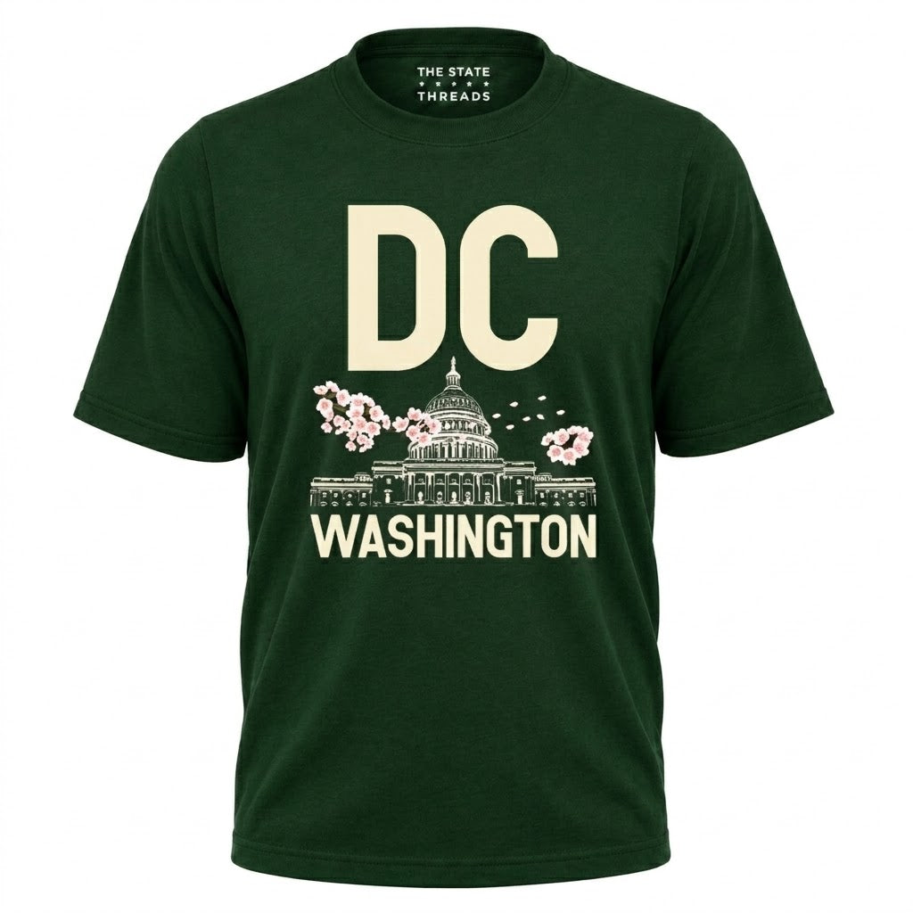 Washington DC Cherry Blossom Capitol Vintage Shirt