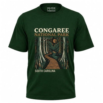 South Carolina Congaree National Park Boardwalk Forest Graphic Shirt
