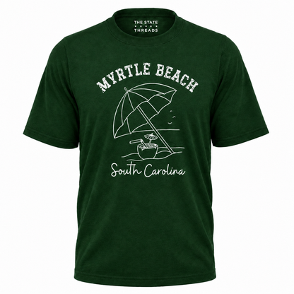 South Carolina Myrtle Beach Umbrella Vacation Shirt