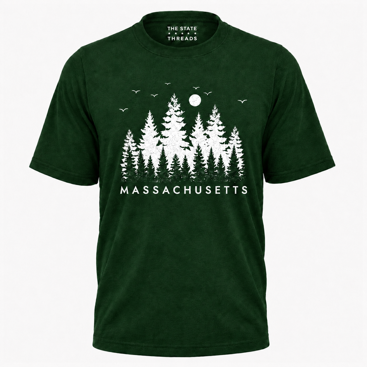 Massachusetts Pine Forest Nature Adventure Shirt