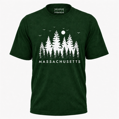 Massachusetts Pine Forest Nature Adventure Shirt