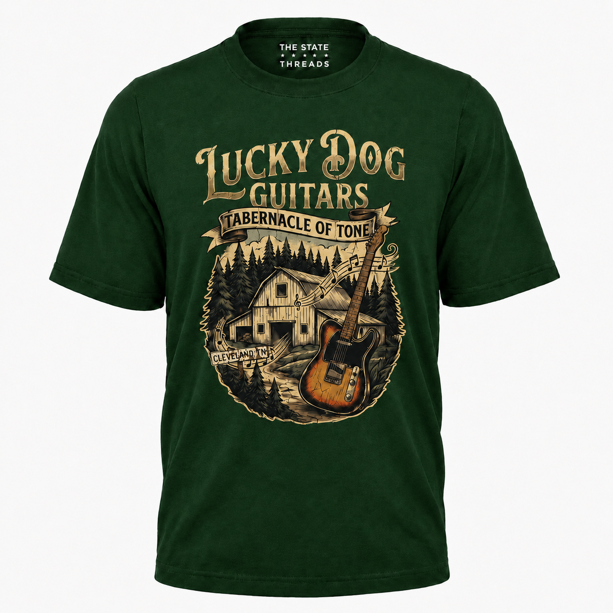 Tennessee Lucky Dog Guitars Vintage Country Barn Shirt
