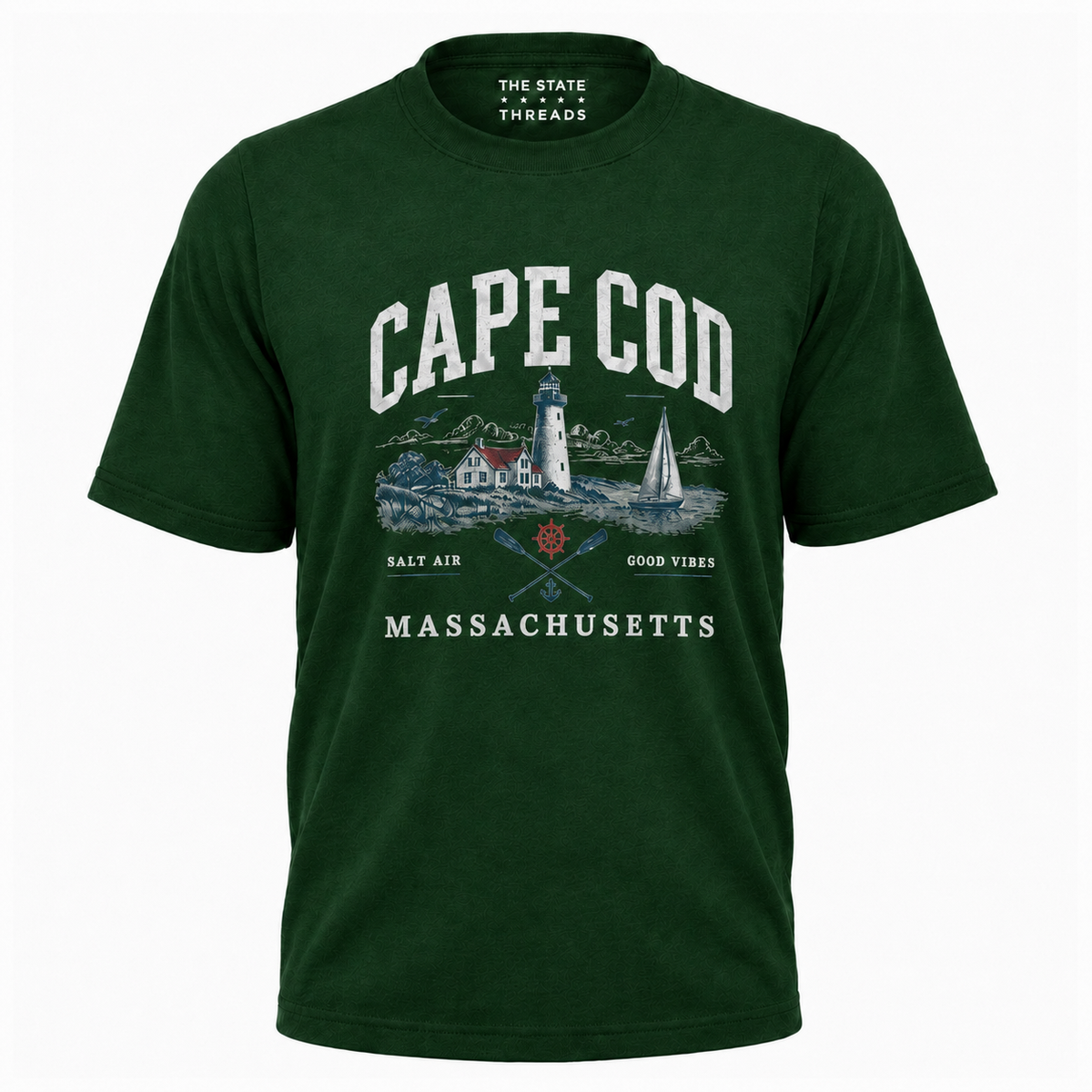 Cape Cod Massachusetts Coastal Lighthouse Shirt