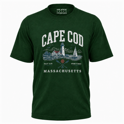 Cape Cod Massachusetts Coastal Lighthouse Shirt