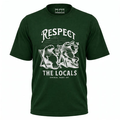 Florida Everglades Respect The Locals Wildlife Shirt