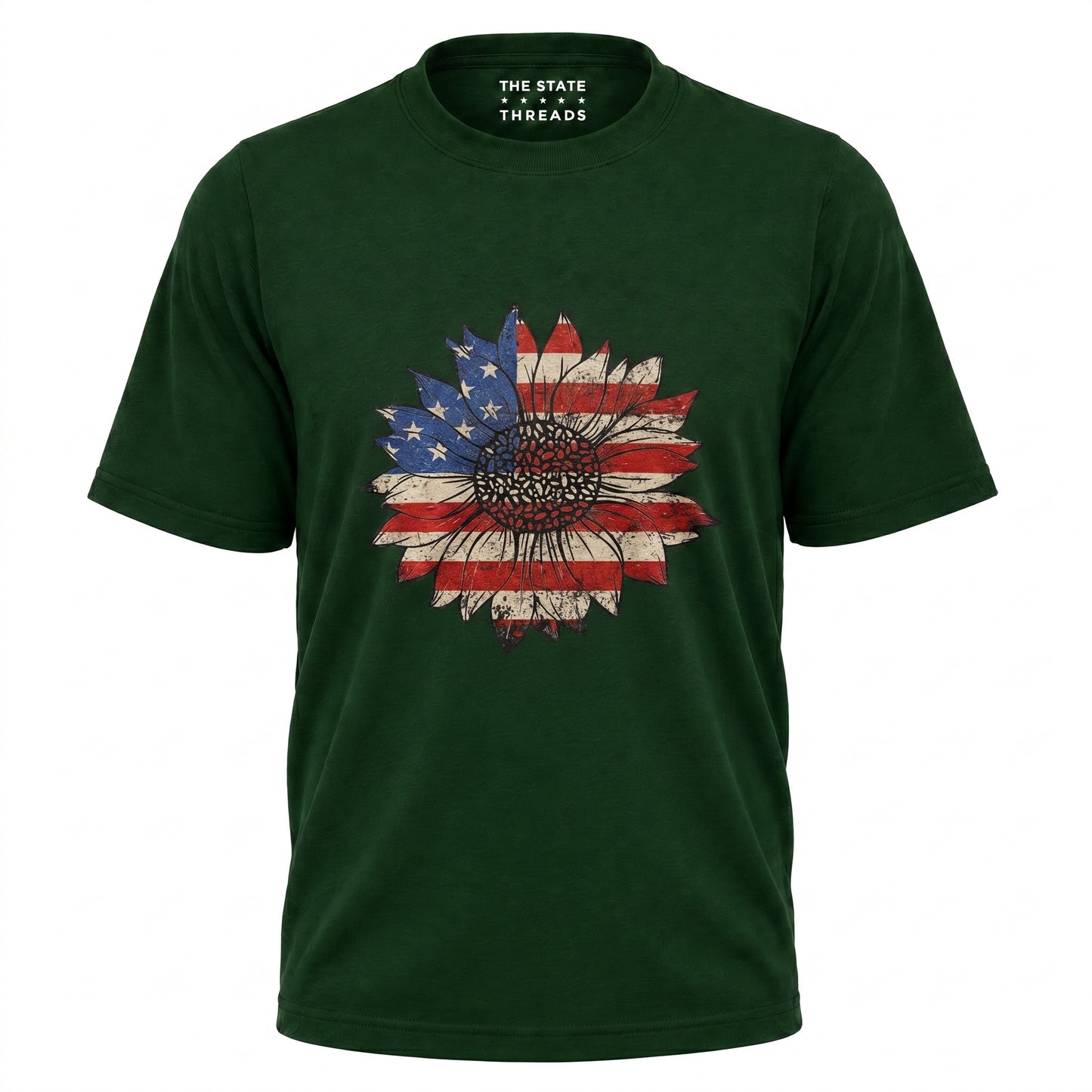 Sunflower USA Flag Vintage Shirt