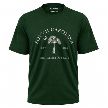 South Carolina Palmetto State Vintage Tree Graphic Shirt
