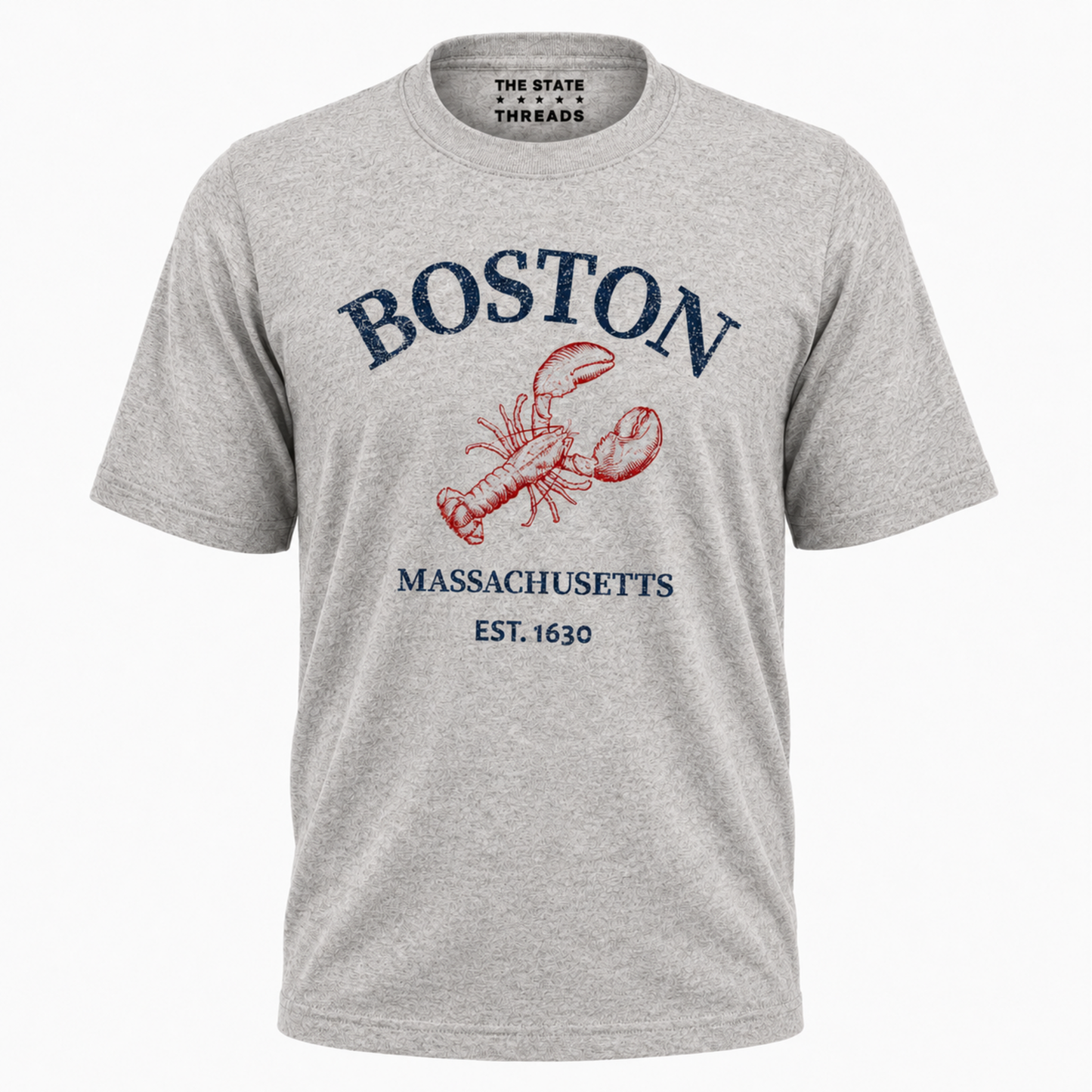 Boston Massachusetts Vintage Lobster Graphic Shir