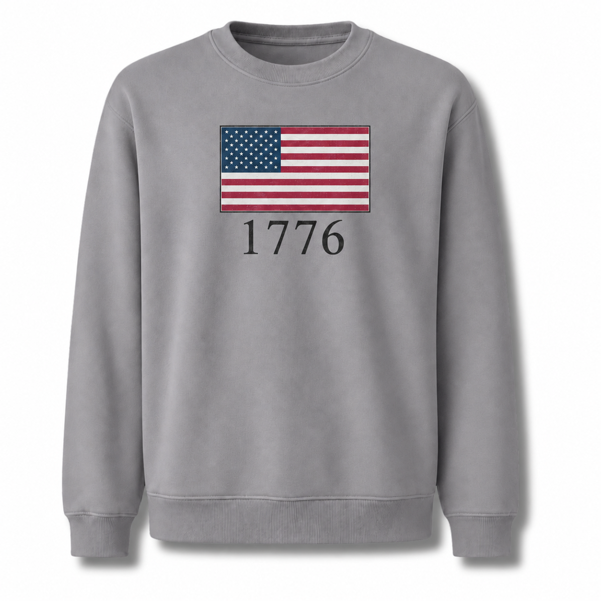 America Minimalist Flag 1776 Vintage Sweatshirt