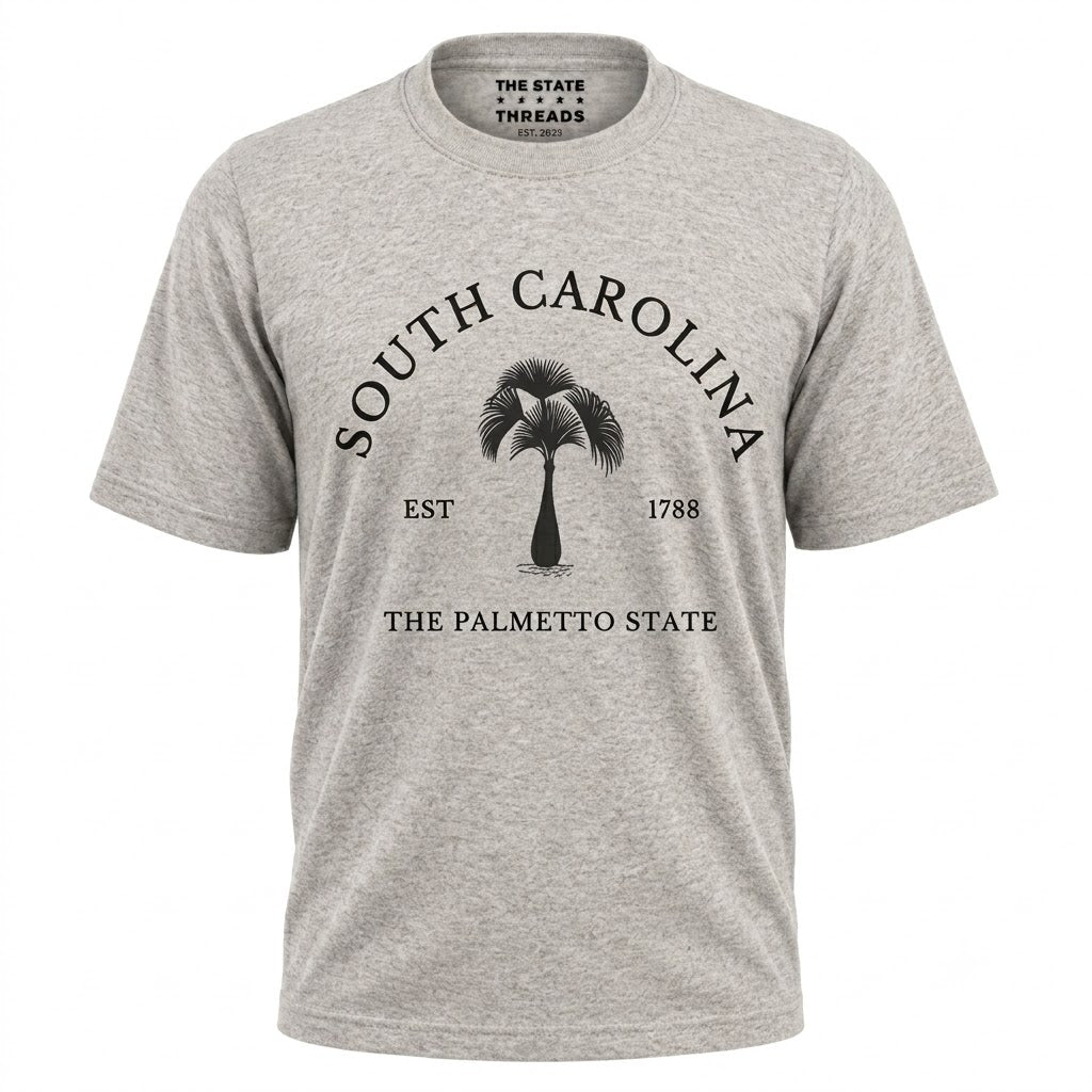 South Carolina Palmetto State Vintage Tree Graphic Shirt