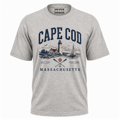 Cape Cod Massachusetts Coastal Lighthouse Shirt