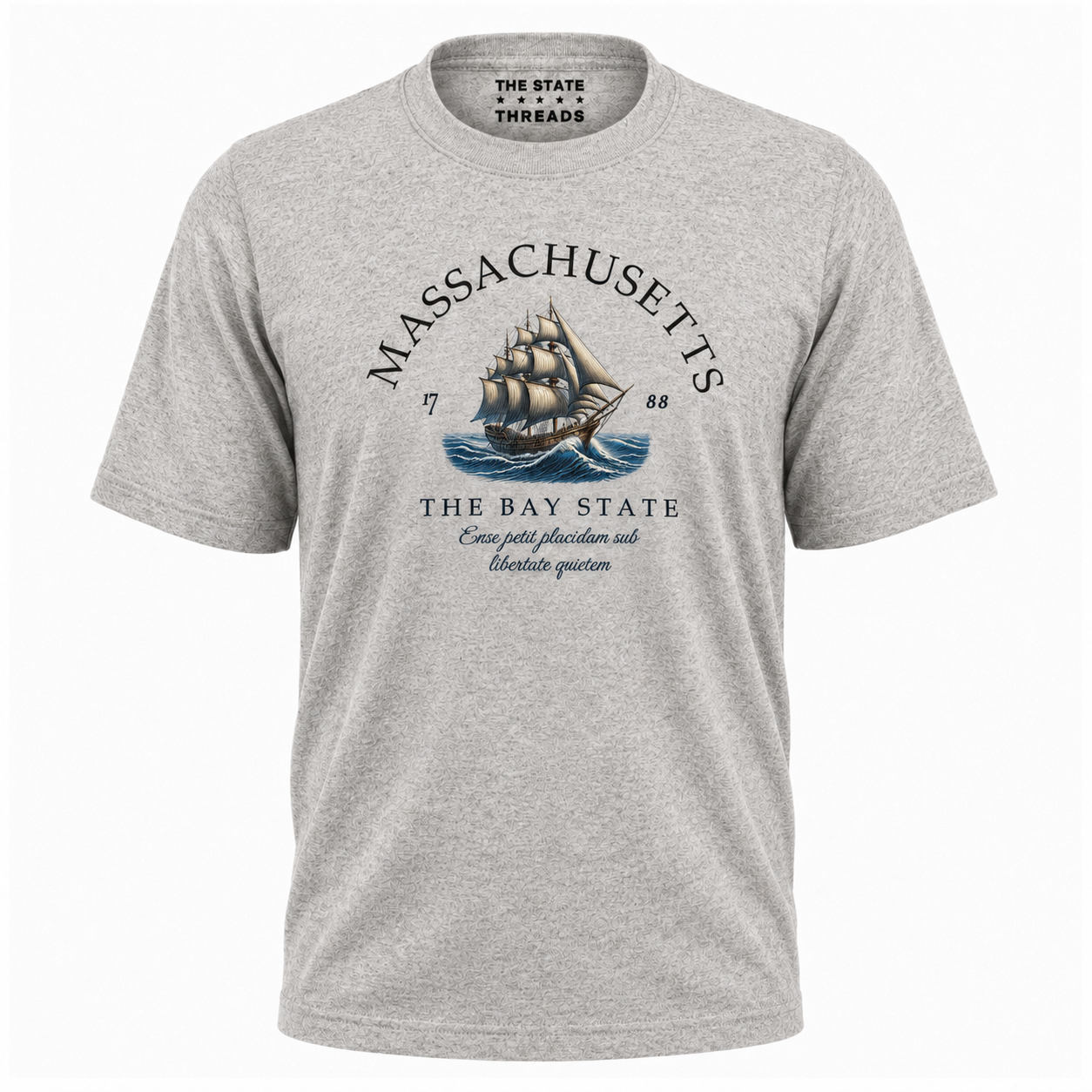 Massachusetts Nautical Sailboat Bay State Pride Shirt
