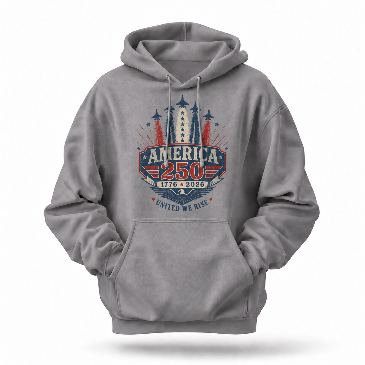 America 250 United We Rise Jet Hoodie