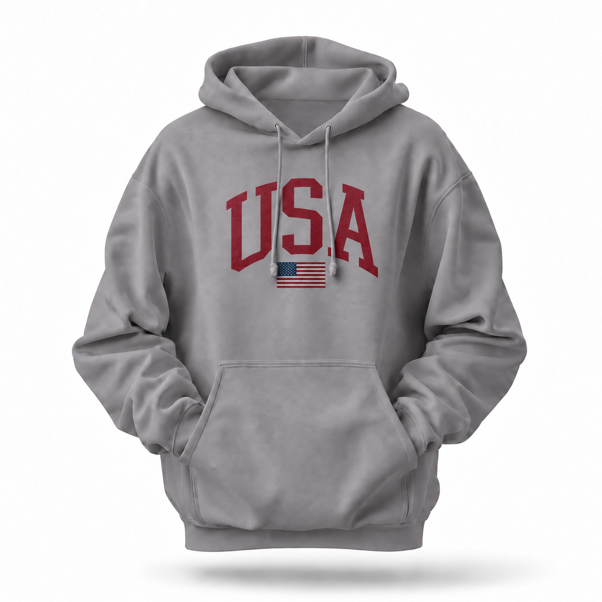 America USA Vintage Flag Distressed Hoodie