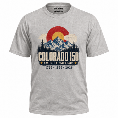 Colorado 150 America 250 Years Mountain Shirt
