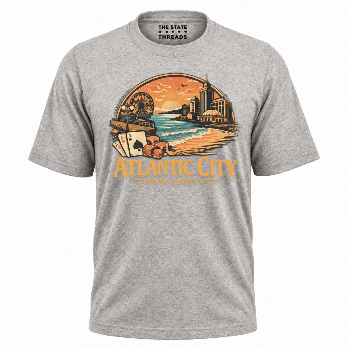 New Jersey Atlantic City Boardwalk Casino Graphic Shirt