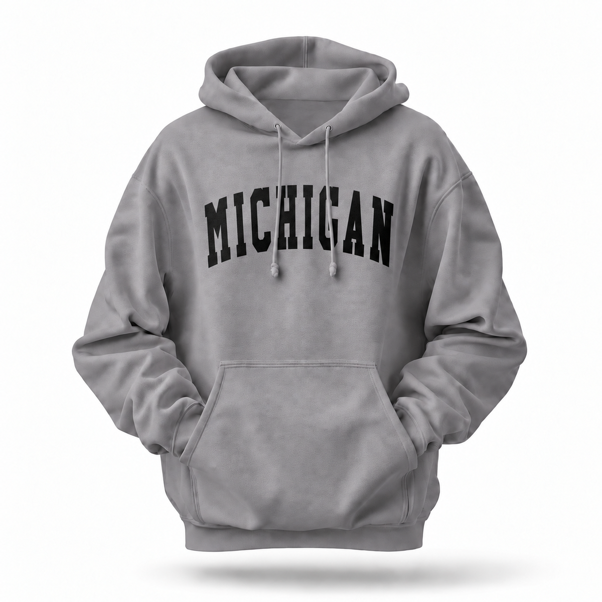Michigan Classic Arch Bold Letters White Hoodie