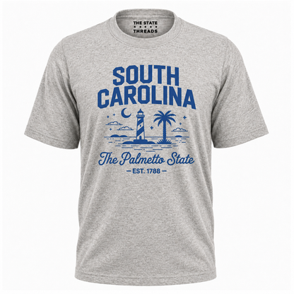 South Carolina Palmetto State Lighthouse Coastal Shirt