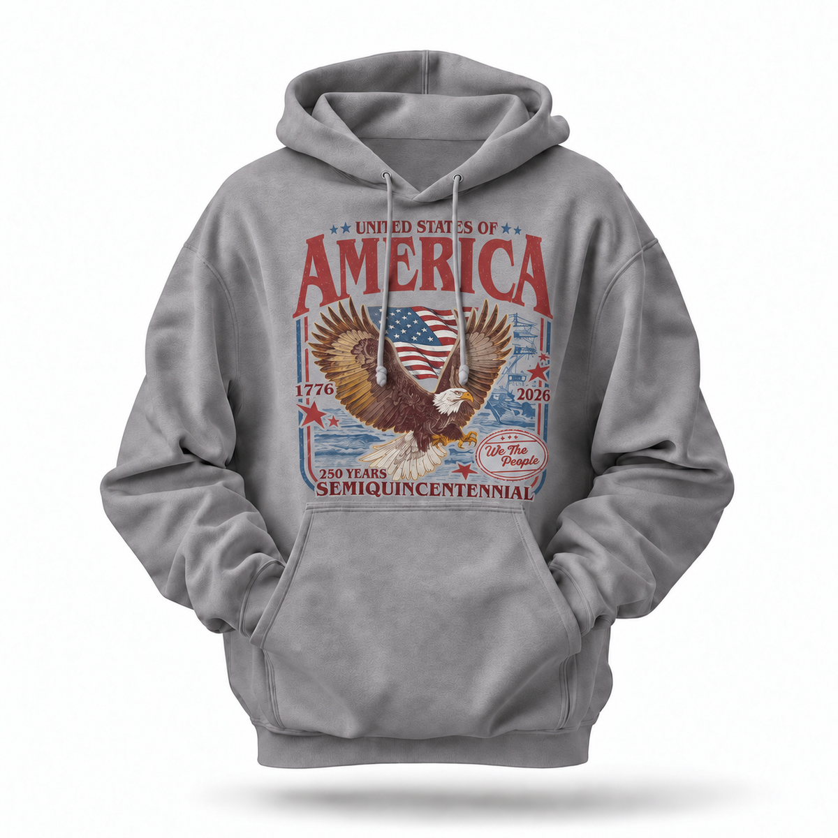 America 250 Years Semiquincentennial Eagle Hoodie