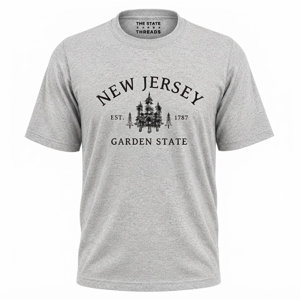 New Jersey Garden State Pine Trees Vintage Forest Shirt