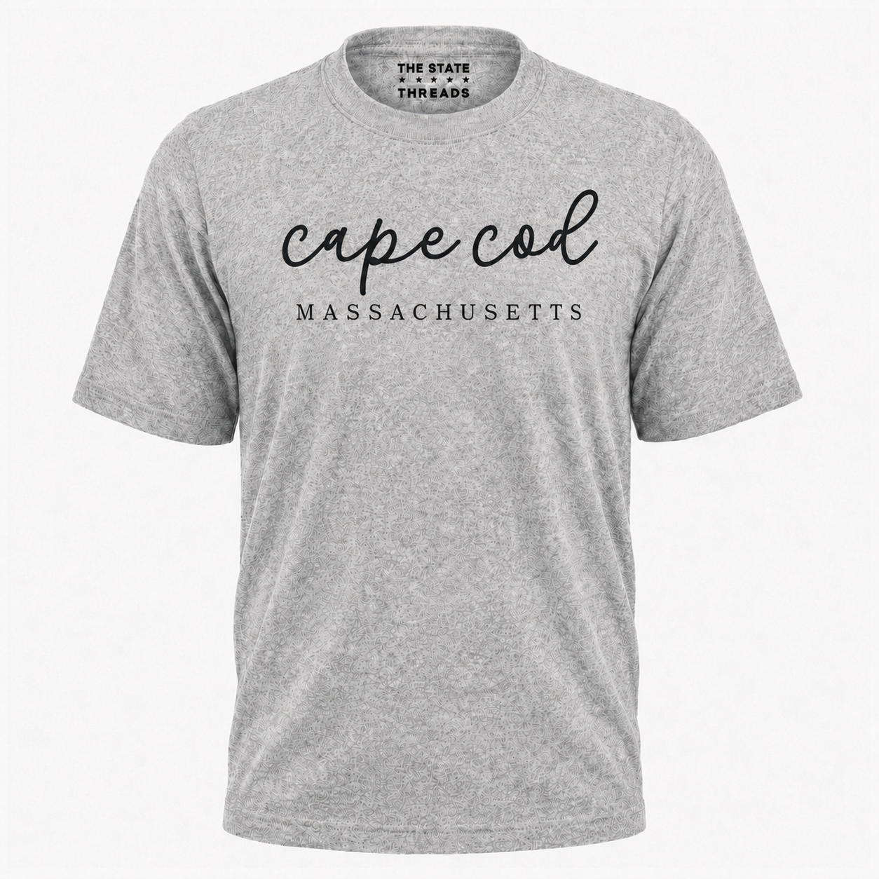 Massachusetts Cape Cod Coastal Script Shirt