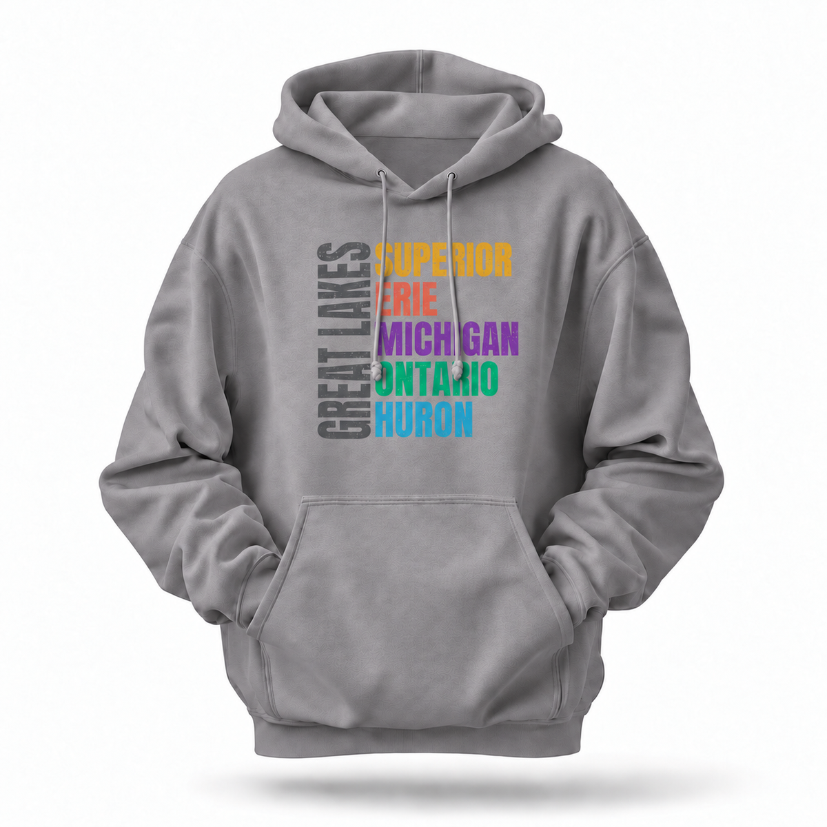 Great Lakes Superior Erie Michigan Ontario Huron Hoodie