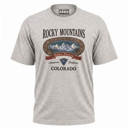 Colorado Rocky Mountains Outdoor Discovery Graphic Shirt